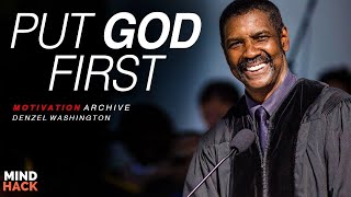Denzel Washington Motivational & Inspiring Commencement Speech - Put God First - AMAZING -  2020 - 6