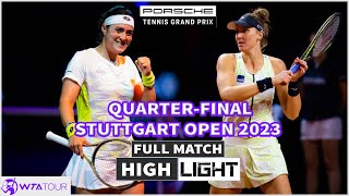 Ons Jabeur vs Beatriz Haddad Maia Highlights QF | WTA Porsche Stuttgart Open 2023 ( FULL MATCH )