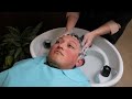 💈vip full treatment at high class japanese hair salon where prime ministers get haircut asmr