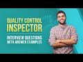 Quality Control Interview Questions with Answer Examples