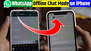 WhatsApp Offline Chat on iPhone, WhatsApp Offline Mode iPhone, How to Hide Online on WhatsApp iPhone