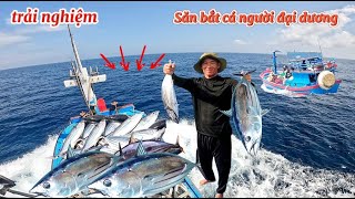 50h trên biển đông .Săn bắt cá ngừ sọc dưa  trúng đậm..trang Thái tv..