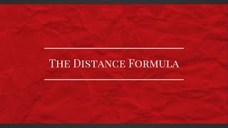 (Proof) Proving the Distance Formula using the Pythagorean Theorem