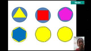 Polygons inside circles