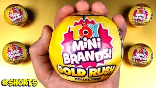 Opening Toy Mini Brands GOLD RUSH #shorts