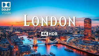 LONDON 4K ULTRA HD [60FPS] • Fly Over London’s Secret Sights with Inspiring Cinematic Music