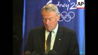 AUSTRALIA: SYDNEY OLYMPICS: IOC PRESIDENT