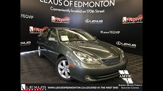 Used Green 2005 Lexus ES 330 Walkaround Review Wainwright Alberta