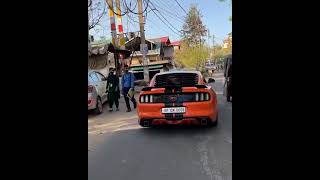 Public Reaction On My Mustang Gt *STOPPED BY POLICE* #shorts