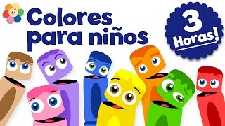 Compilación de Colores para Niños - 3 Horas | Videos para Bebes | Aprender Colores para Niños