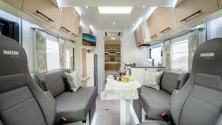 🇨🇵 French killer motorhomes 2023: NOTIN FIAT fully integrated Calvia CF. GRP sandwich. Quiet.