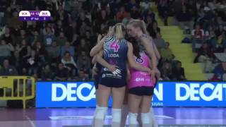 #A1FVolley - Savino del Bene Scandicci-Foppapedretti Bergamo 1-3: highlights