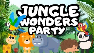 Jungle Wonders Party / Baby Sensory Video / Fun Happy Music