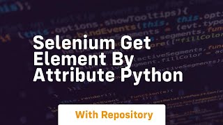 selenium get element by attribute python