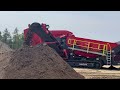 new sandvik qe442 making half inch topsoil for a good customer