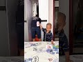 爸爸这次都懵圈了，偷藏私房钱被儿子抓到了吧！#Cute baby#Cute#呆萌小米宝#聪明宝宝#萌娃#测试