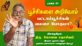 வண்ணத்துப்பூச்சி | பூச்சிகளை அறிவோம் | பாகம் - 01 | கோவை சதாசிவம் | வெற்றி