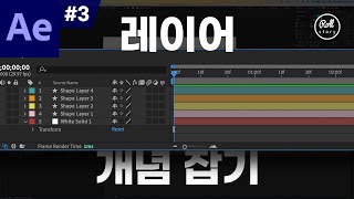 애프터 이펙트 강좌 #3 - 도형으로 알아보는 레이어 개념 잡기