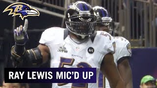 Super Bowl XLVII: Ray Lewis Mic’d Up vs. 49ers | Baltimore Ravens