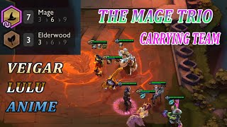 Carrying Team 6 Mage TFT + 3 Elderwood Teamtastic Fight Vs Vegar Full AP | MaxSize Gaming TFT