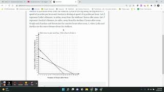 Comparing Two Linear Functions Graphically