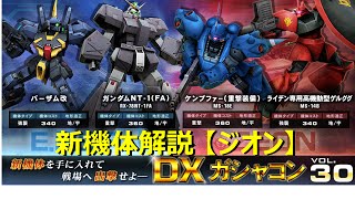 【機体解説 : ジオン】ガンオン DXガチャVol30  【ケンプファー重撃 ライデン専用高機動ゲルググ 】