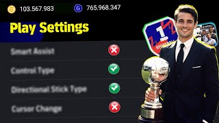 A Detailed Guide to eFootball Mobile 2025 Settings 🤫 Be a Xpert