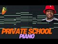 How to make Amapiano | Private School Piano tutorial FL Studio 2025