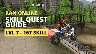 Ran Online Skill Quest Guide ( Normal Class ) Level 7 - 167