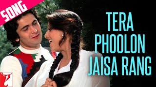 Tera Phoolon Jaisa Rang | Song | Kabhi Kabhie | Rishi Kapoor, Neetu Singh | Kishore Kumar, Lata