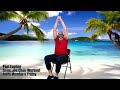 zoom latin chair aerobics workout 34 minutes cardio dance abs sit exercise get fit