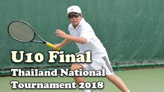 Kunanan Pantaratorn (Puthi)  won the U10 Thailand National Tennis Tournament 2018