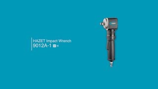 HAZET Angled impact wrench 9012 A-1 ∙ Maximum torque: 450 Nm ∙ Single hammer striking mechanism