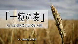 一粒の麦 | 渥美充代伝道師【教会堂礼拝 20 09 2020】