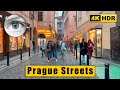 Prague streets walking tour: Wenceslas & Old Town Squares🇨🇿 Czech Republic 4k 60fps HDR ASMR