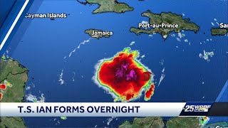 Tropical Storm Ian continues to strengthen in the Caribbean while Florida remains in its path