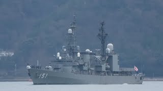 M210111B 海上自衛隊舞鶴基地 護衛艦『あさぎり』 出港