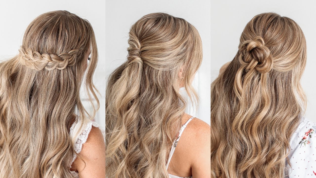 Party Hairstyles Half Up Half Down Step By Step