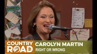 Carolyn Martin sings "Right or Wrong" on Larry's Country Diner