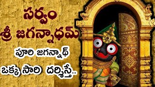 Most Powerful God - Sri Puri Jagannath | Sarvam Sri Jagannatham |సర్వం శ్రీ జగన్నాధమ్