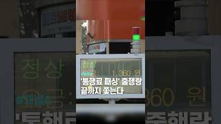 '통행료 패싱' 줄행랑…끝까지 쫓는다 / 채널A #shorts