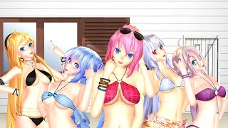 【MMD】Kimagure mercy 【Miku,Haku,Luka,IA,Lily】