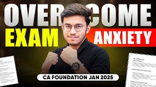 Overcome Exam Anxiety | Business Economics | CA Foundation Jan25 |Aditya Shivhare