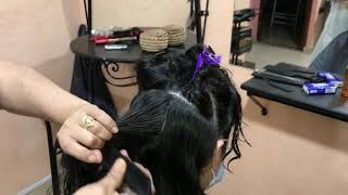 ‎تعليم قص  الشعر بطريقة احترافية وسهلة coupe dégradée effilée