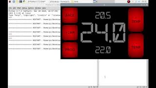 Heating & Security Control Part 9 - Raspberry Pi coding python tkinter gui for my heating menu