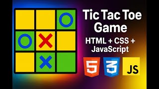 Tic Tac Toe Game Using HTML CSS & JavaScript | Beginner Project Tutorial in Hindi