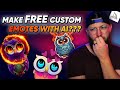 Use AI Art to Make Custom FREE Emotes! | [Canva for Streamers Tutorial]