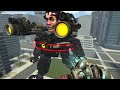 new upgraded g man 1000 guns vs new speakerman skibidi toilet 1 90 part 1 in garry s mod