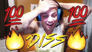 TYLER1 REACTS TO FIRE DISS TRACK!