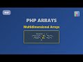 PHP Multidimensional Arrays: Deep Dive for Beginners